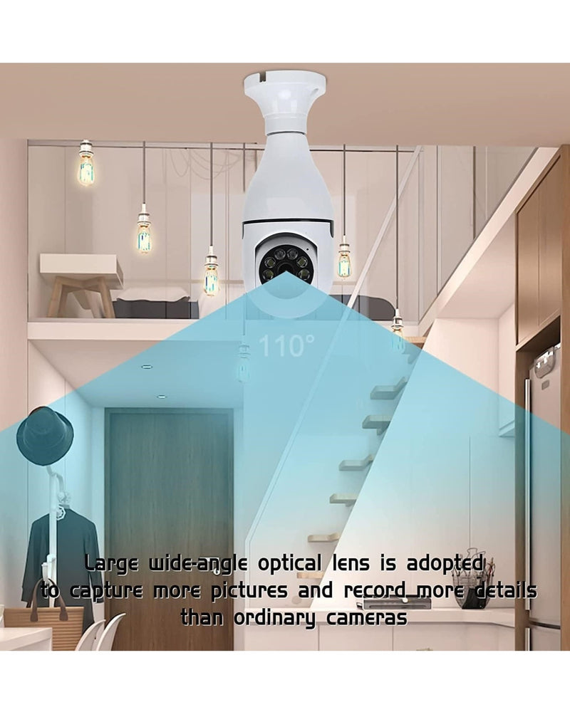 360° Wireless Light Bulb IP Camera