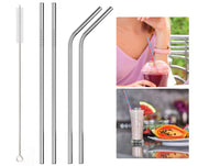 Stainless Steel Straws Set of 2