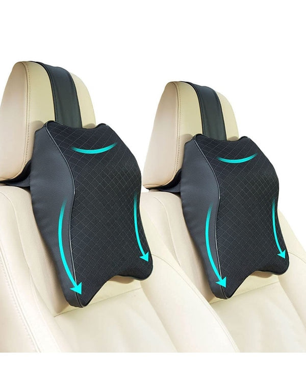 Car Seat Head And Neck Rest Cushion - Set of 2