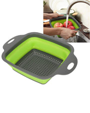 Folding Drain Basket - Fruit Vegetable Strainer