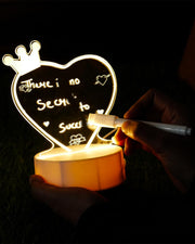 Message Board Lamp with 1 White Pen