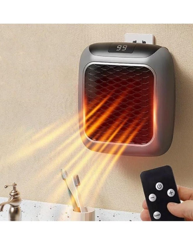 800W Portable Compact Heater With Remote