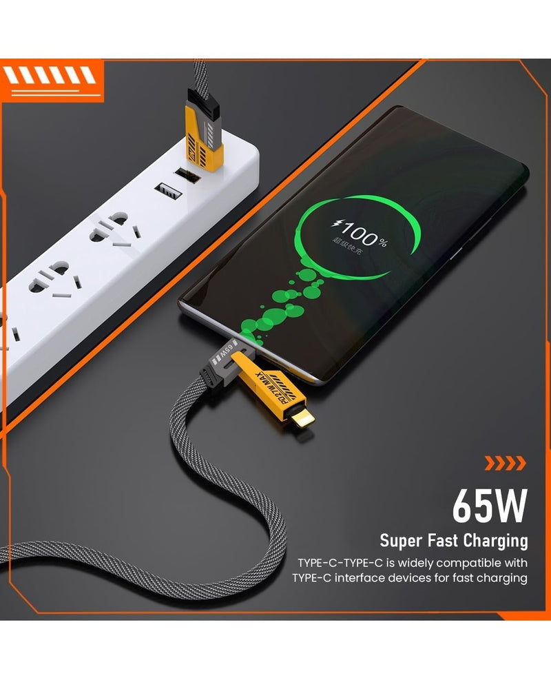 4-in-1 Charger Cable 65W