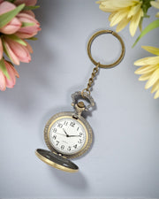 Ladakh Prayer Word Pocket Watch Keychain