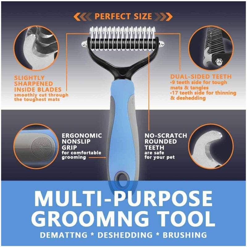 De-Matting Tool/ Comb/Brush For Removal Of Tangles & Mats