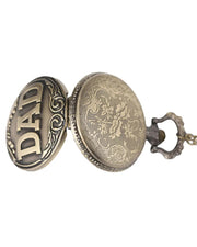 DAD Keychain with Pocket Watch