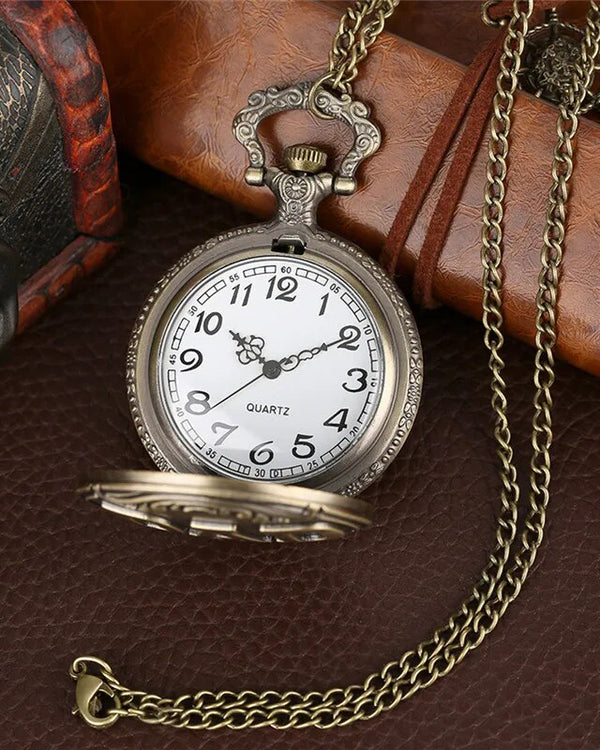 DAD Keychain with Pocket Watch