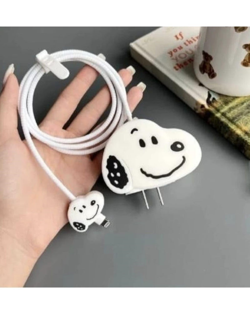 Snoopy - iPhone Charger Case and Cable Protector