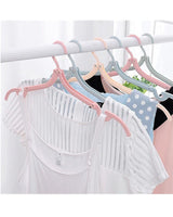 Portable Folding Clothes Hangers: Pink