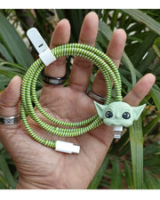 3D Cartoon - iPhone Charger Case and Cable