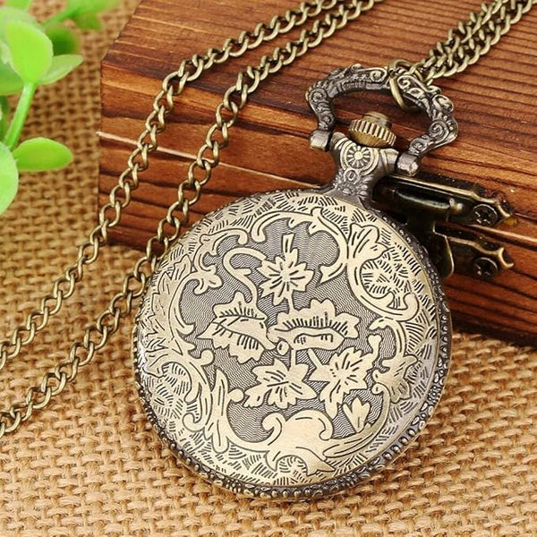 Pocket Watch Motorcycle Retro Keychain
