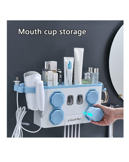 Multifunctional Toothbrush Bathroom Rack Organizer