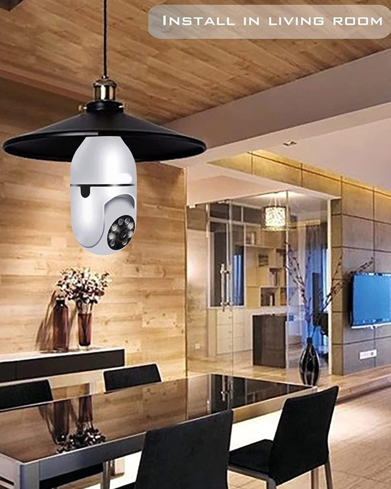 360° Wireless Light Bulb IP Camera