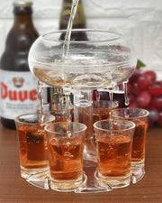 Shot Drink Dispenser With 6 Glass