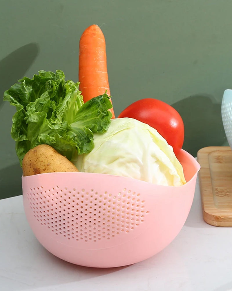 Vegetable Straining & Drain Basket - Set Of 2