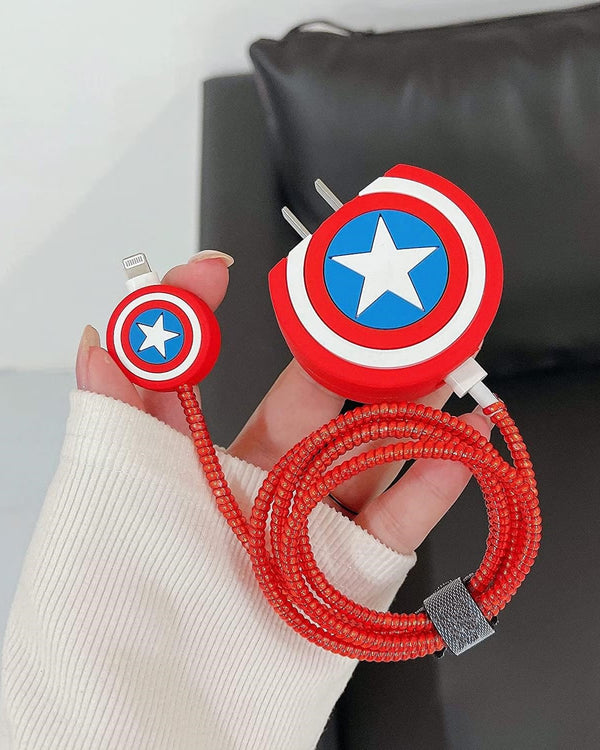 Captain Shield - iPhone Charger Case and Cable Protector