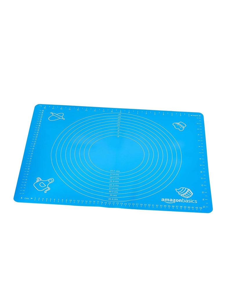 Silicone Baking Chapati Mat - Non Stick Rolling Dough with Measurements