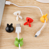 Rabbit Data Cable Holder - Set of 6