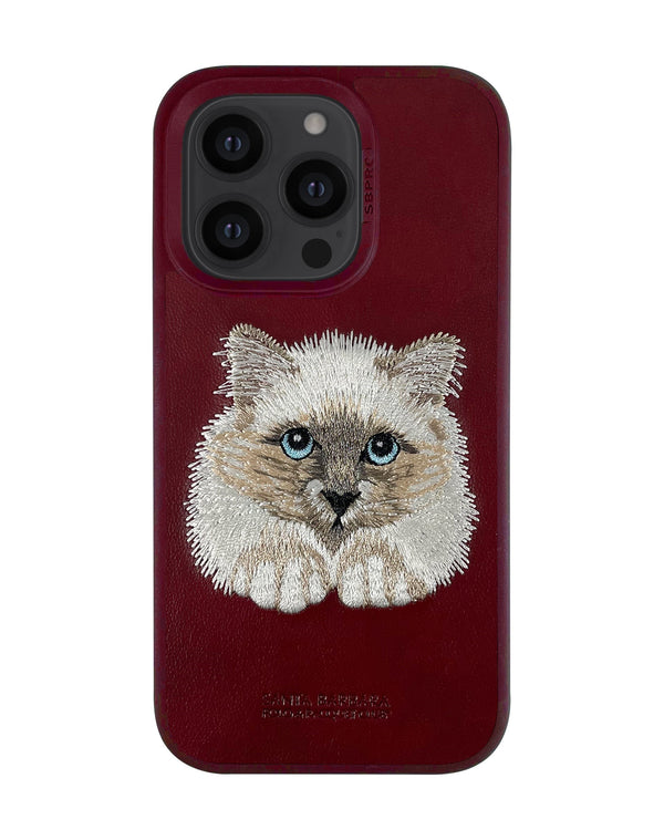 Santa Barbara Polo - Creta Collection iPhone 14 Max Leather Case 'Cat' (Original)