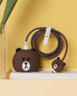 Teddy Bear - iPhone Charger Case and Cable Protector