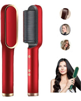 2 in 1 Hair Brush and Curler - Hair Straight Comb