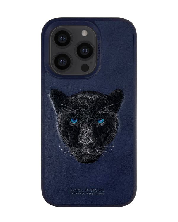 Santa Barbara Polo - Savanna Collection iPhone 14 Max Leather Case 'Panther' - (Original)