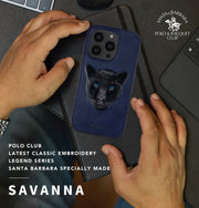 Santa Barbara Polo - Creta Collection iPhone 14 Max Leather Case 'Cat' (Original)
