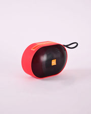 OvalBeats Portable Bluetooth Speaker – Red Sonic