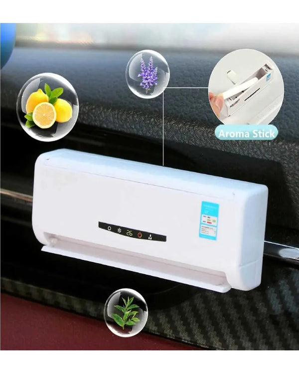 Solar Power Car Air Freshener - Perfume Diffuser