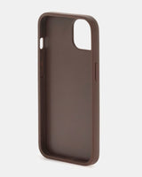 Guess 4G Stripe iPhone 14/15 Cover Case - Brown (Original)