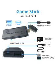 4k Wireless Gamepad Joystick - 1000 in 1