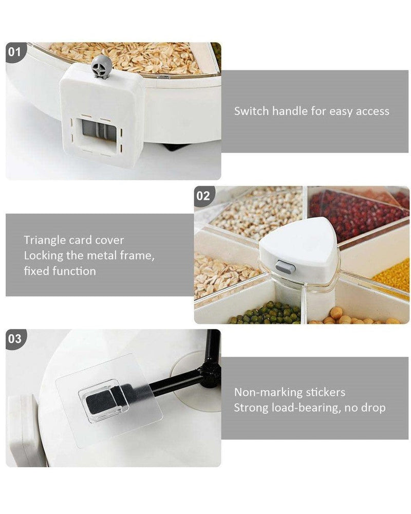 Wall Mounted Cereal Storage Dispenser