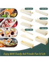 10Pcs Sushi Maker Mould Kit