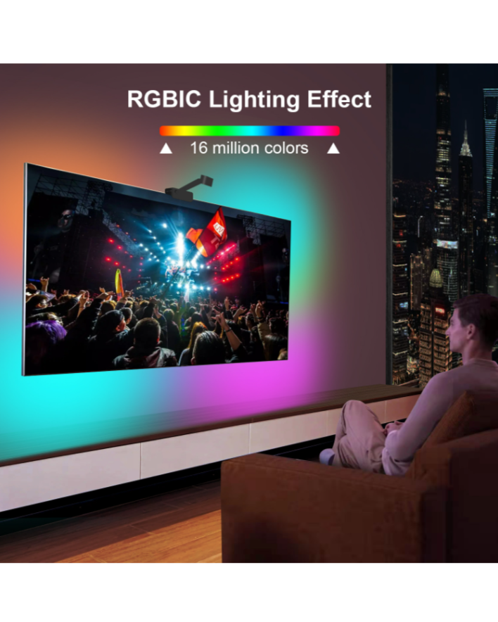 LED TV Backlight with Camera 5M RGB Strip