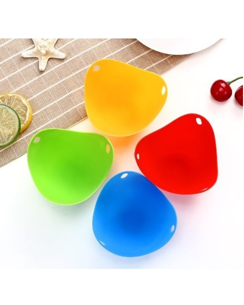 Silicone Egg Poacher Cups - Set of 4