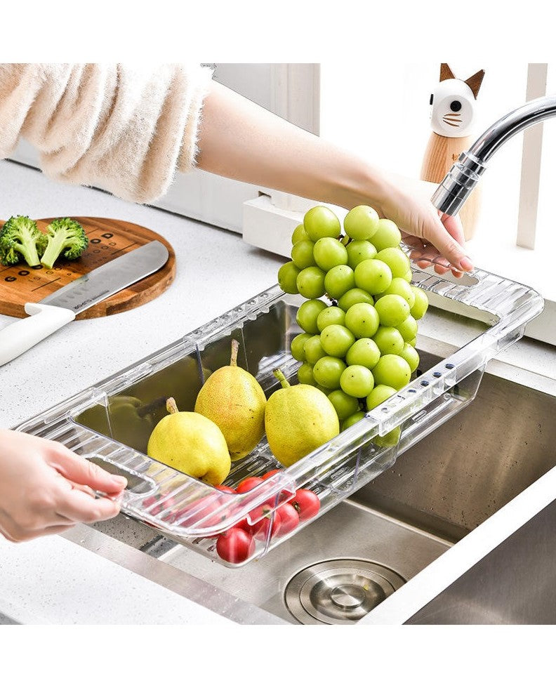 Adjustable Sink Strainer Washing Basket