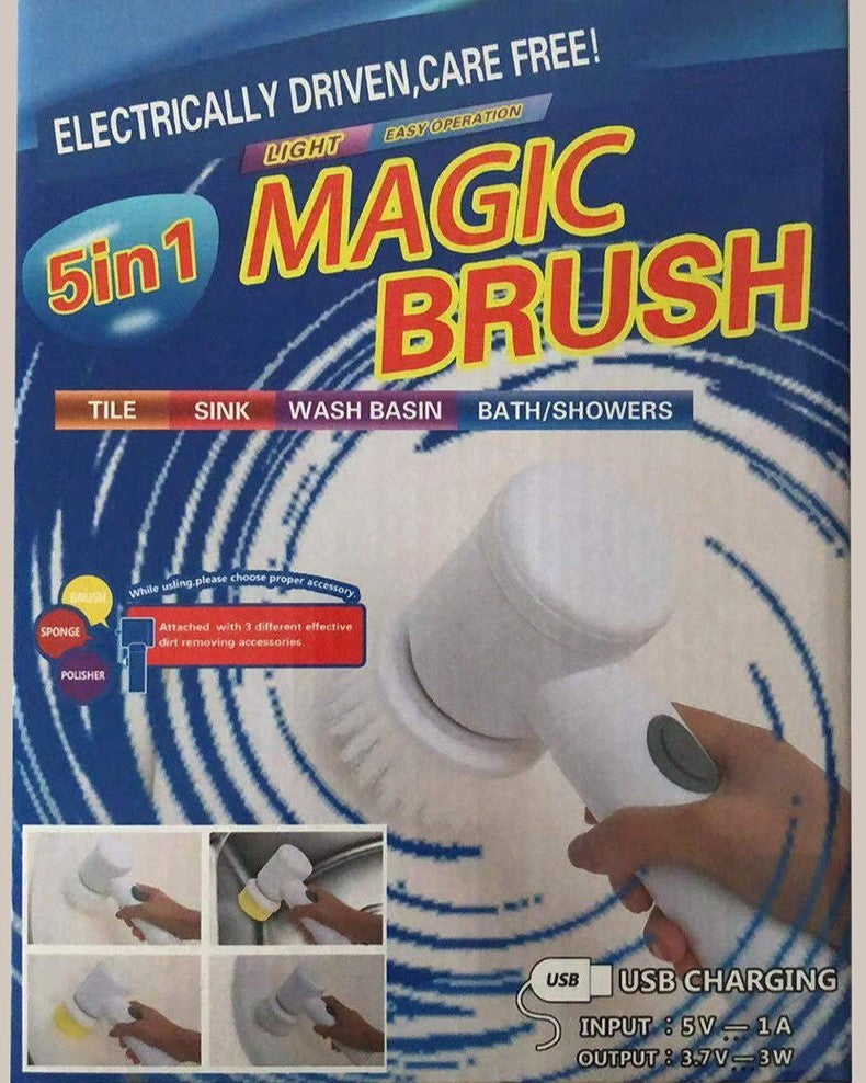 Electric Cleaning Brush Scrubber Tool - Battery Powered