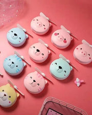 Mini USB Handheld Portable Fan with LED Lights Mirror