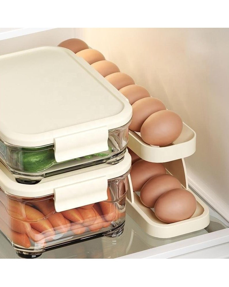 Sliding Double-Layer Egg Storage Tray