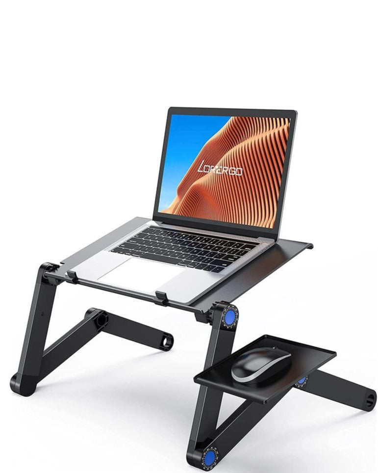 Adjustable Laptop Desk Stand with Cooling Fan