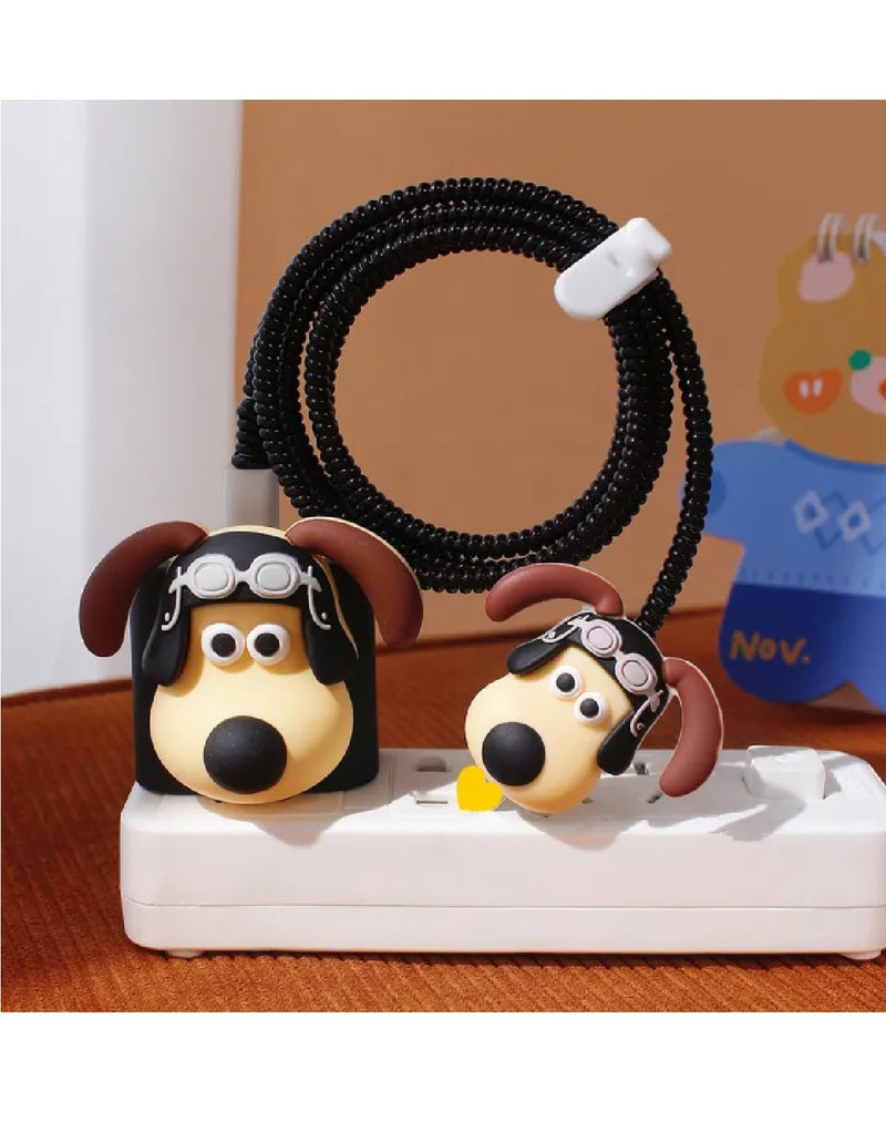 Doggie Lover's - iPhone Charger Case and Cable Protector