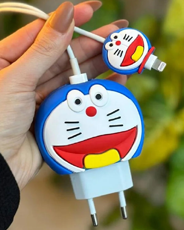 Doraemon - iPhone Charger Case and Cable Protector