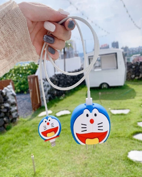 Doraemon - iPhone Charger Case and Cable Protector