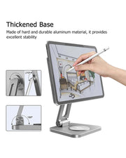 Foldable Tablet Stand With 15W Smartphone Wireless Charger