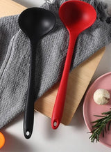 Silicone Ladle Soup Spoon - Red