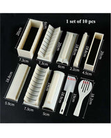 10Pcs Sushi Maker Mould Kit