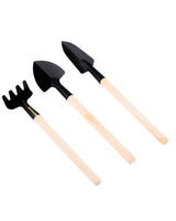 Gardening Tool Set with Wooden Handles