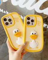 3D Cute Duck - iPhone Mobile Cover Case