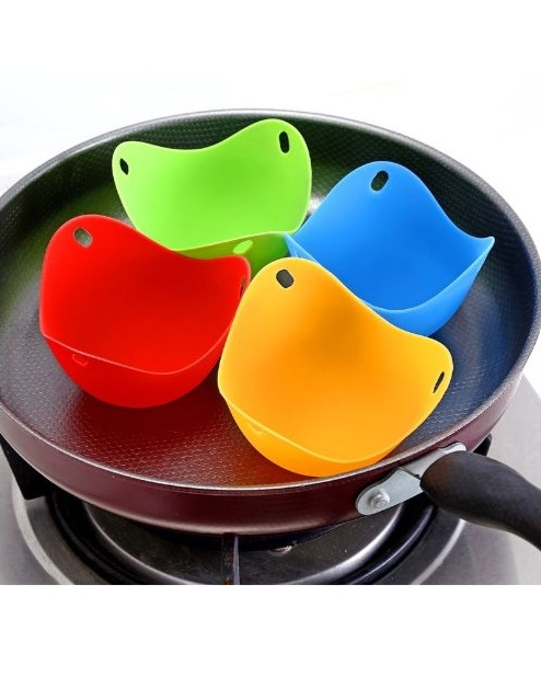 Silicone Egg Poacher Cups - Set of 4