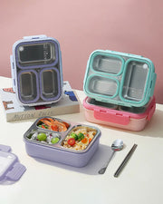 3 Compartment Insulated Lunch Box